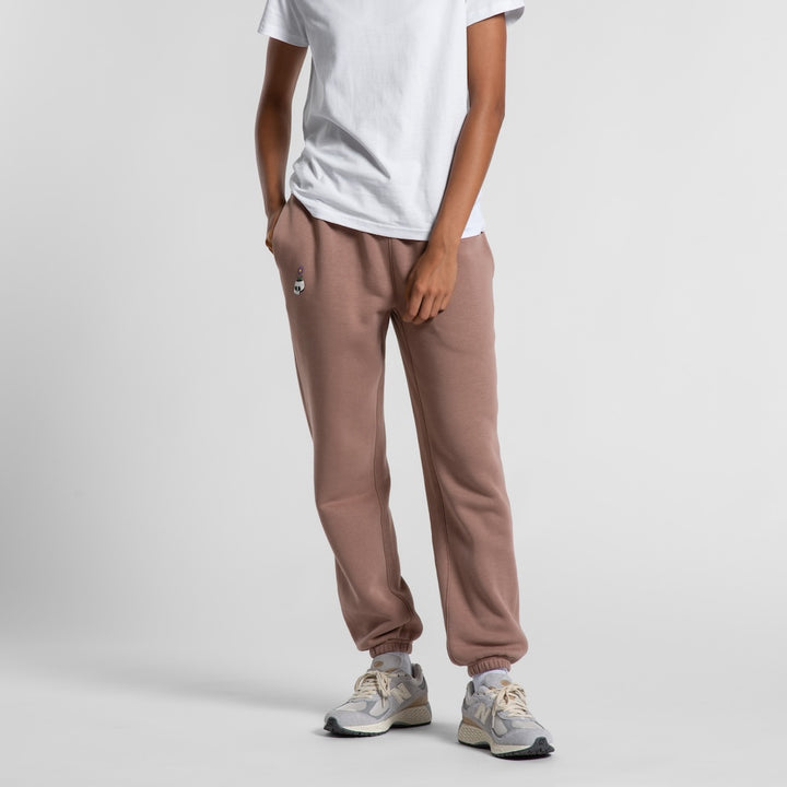 Teddy Trackpants Pink Haze Stonewash