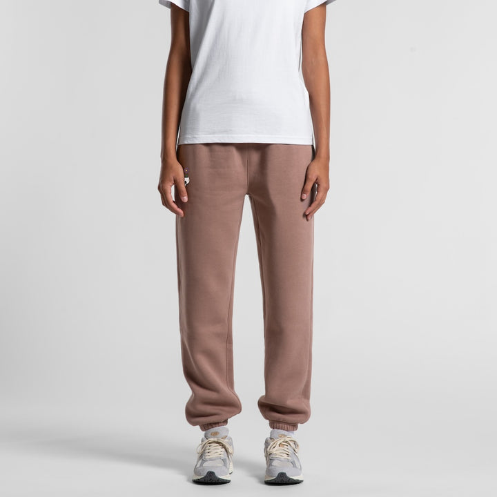 Teddy Trackpants Pink Haze Stonewash