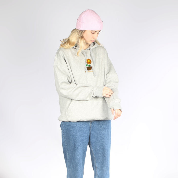 Grow DWR Oversized Hoodie Grey Marle