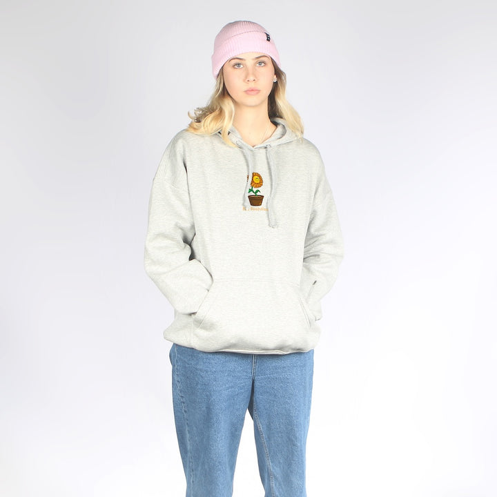 Grow DWR Oversized Hoodie Grey Marle