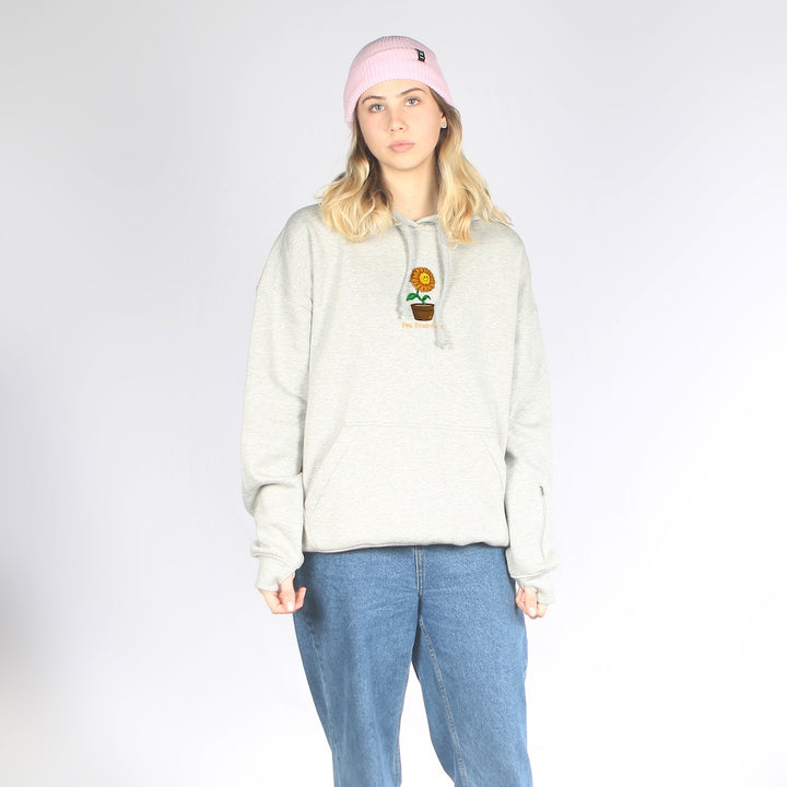 Grow DWR Oversized Hoodie Grey Marle