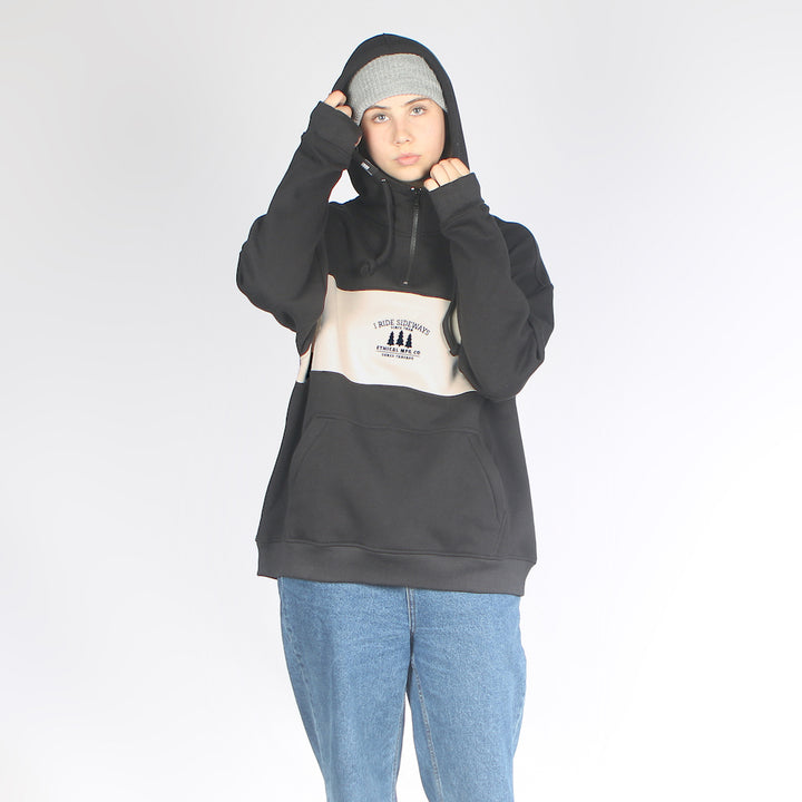 Swipe DWR Oversized Hoodie Black/Tan