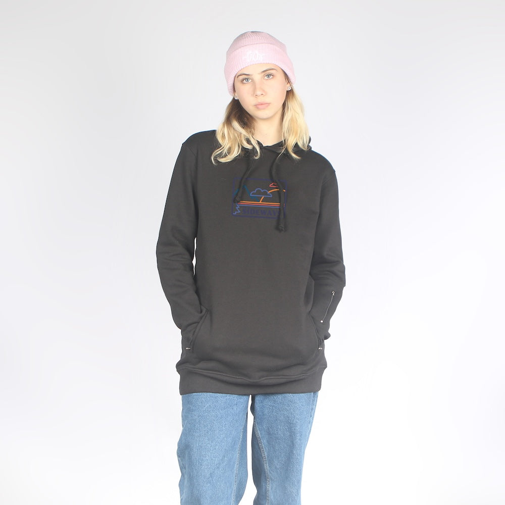 Stash DWR Shred Fit Hoodie Black