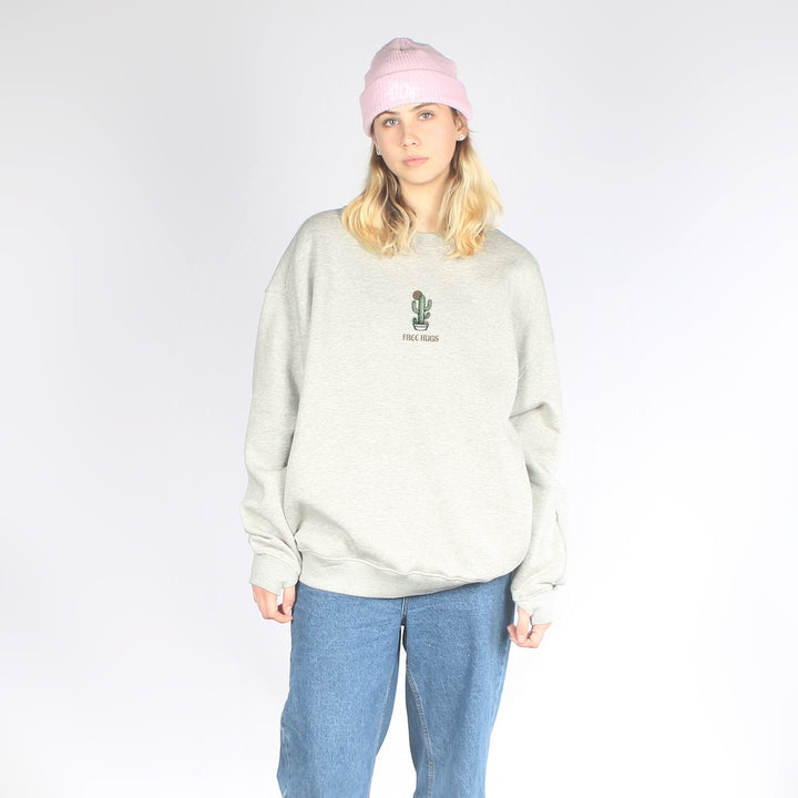 Gratis DWR Oversized Crew Grey Marle