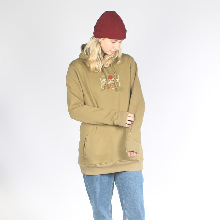Main Range DWR Shred Fit Hoodie Olive