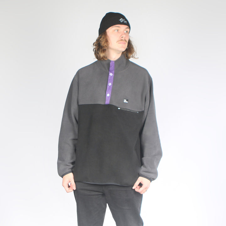 Buffalo Fleece Black/Grey/Purple