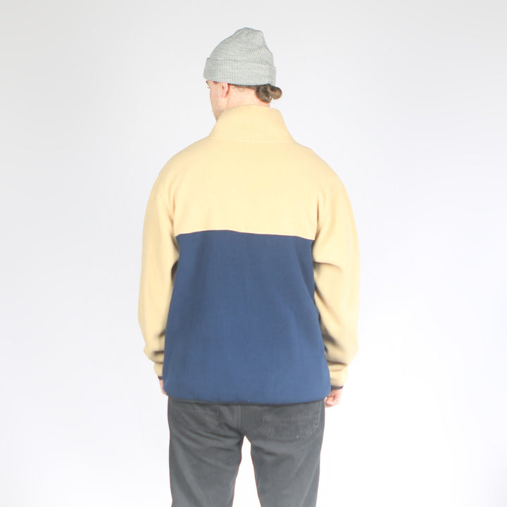 Buffalo Fleece Navy/Tan