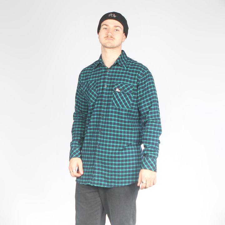 Country Flannel Shirt Green/Black