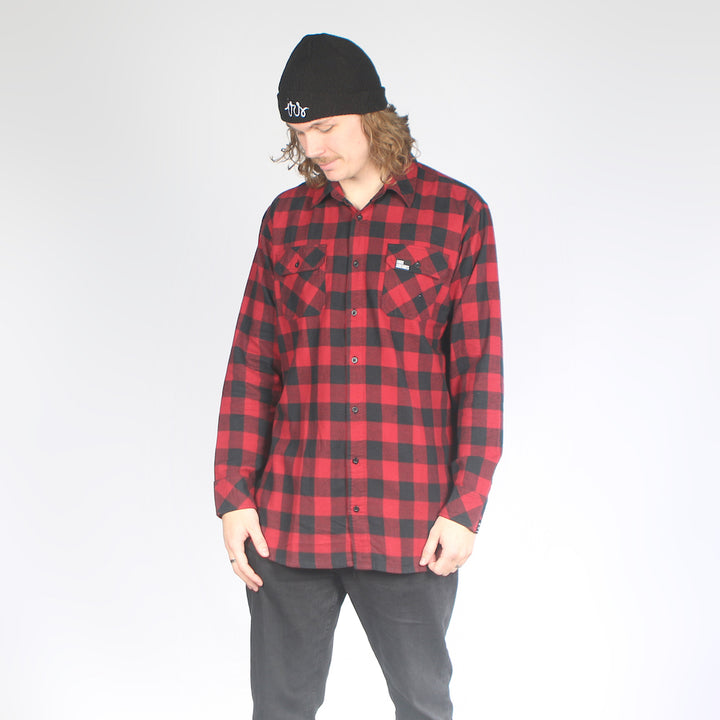 Country Flannel Shirt Red/Black