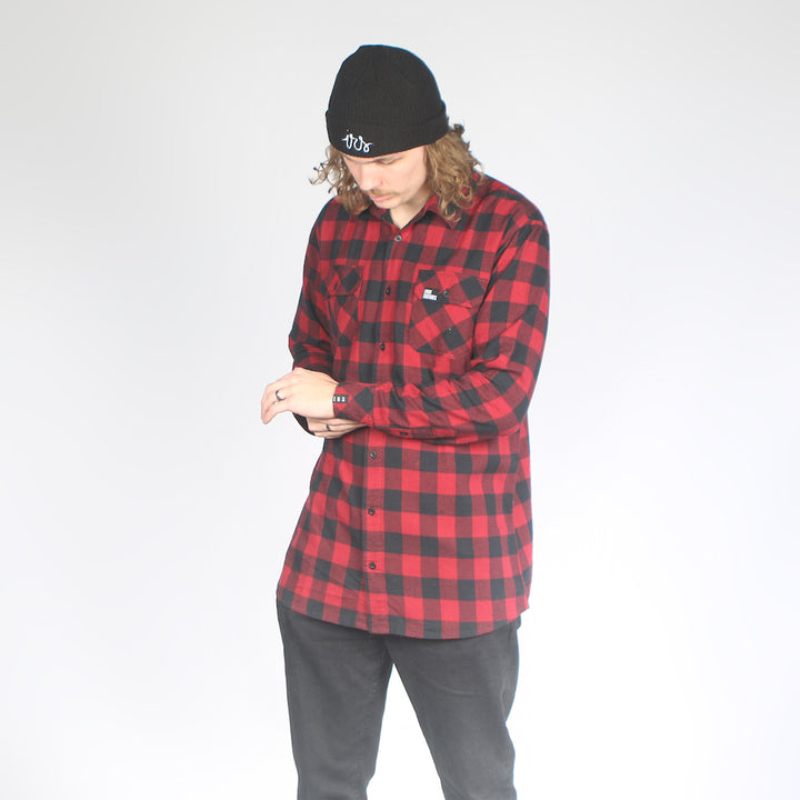 Country Flannel Shirt Red/Black