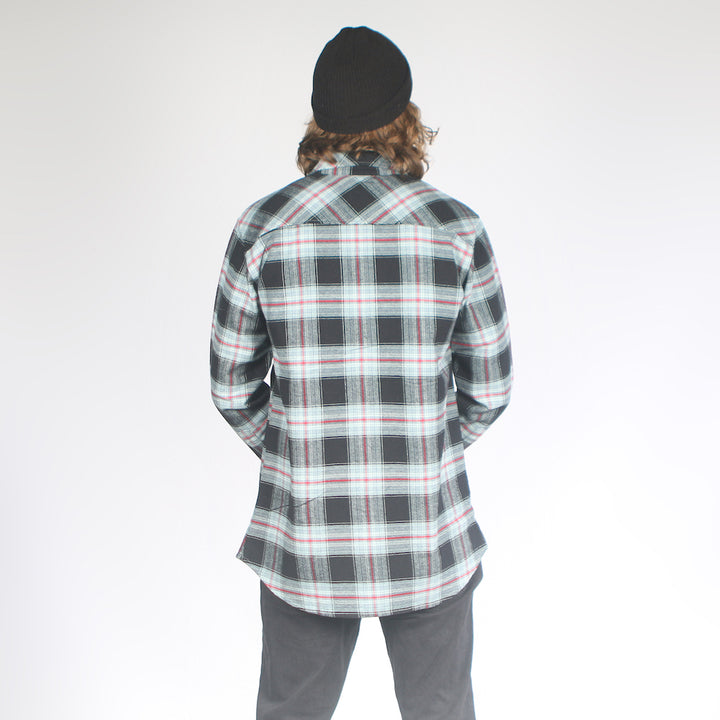 Country Flannel Shirt Black/Red/Grey