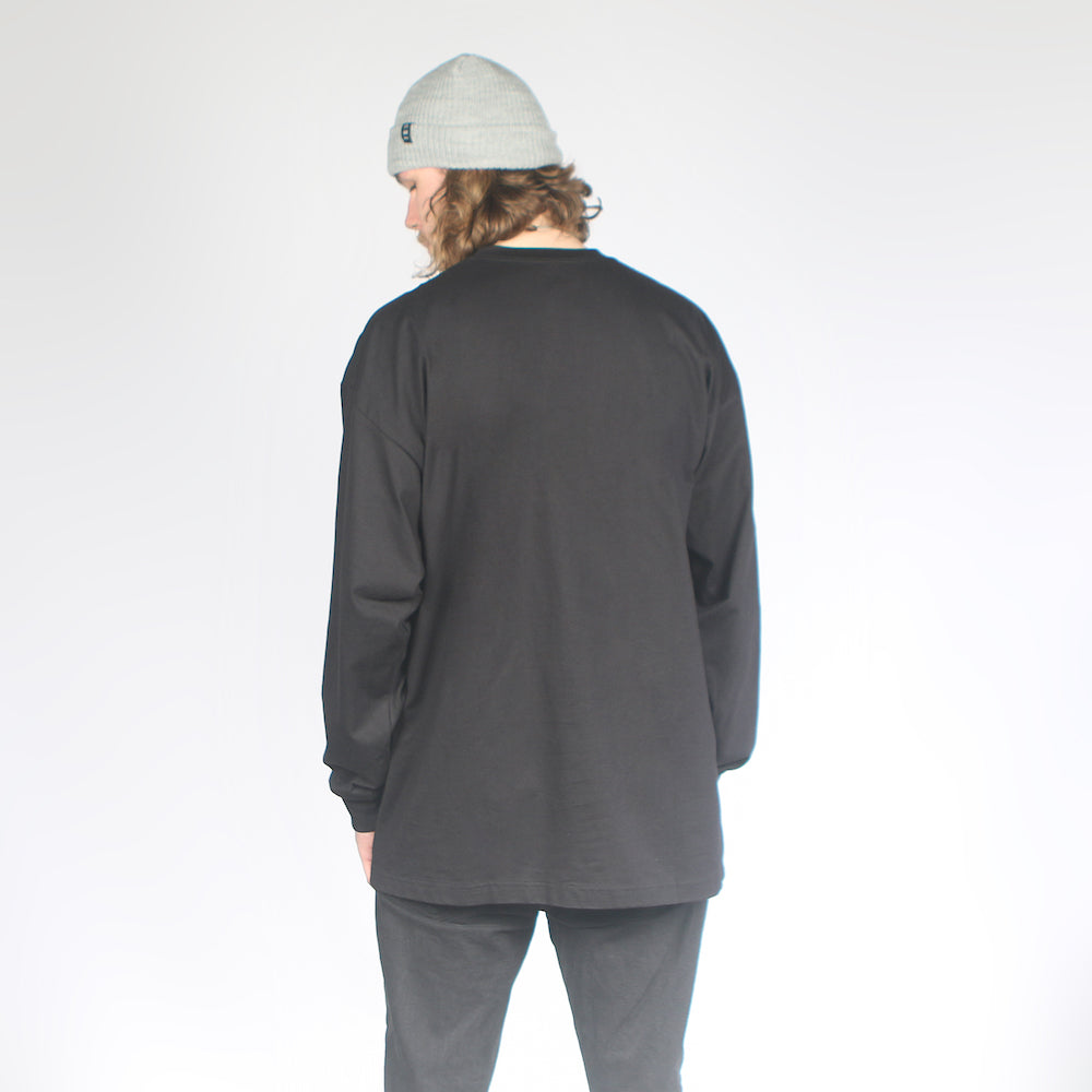 Skip Long Sleeve Tee Black
