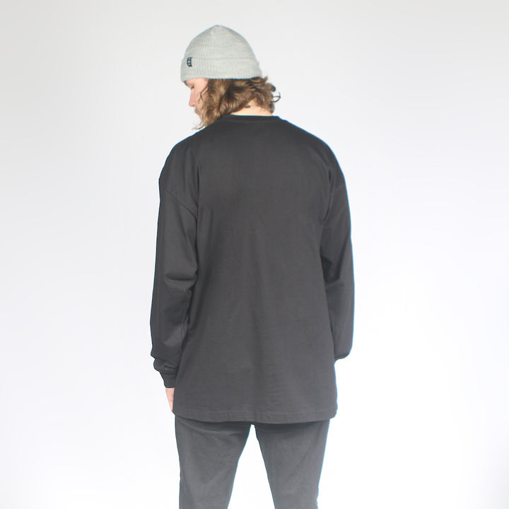 Skip Long Sleeve Tee Black