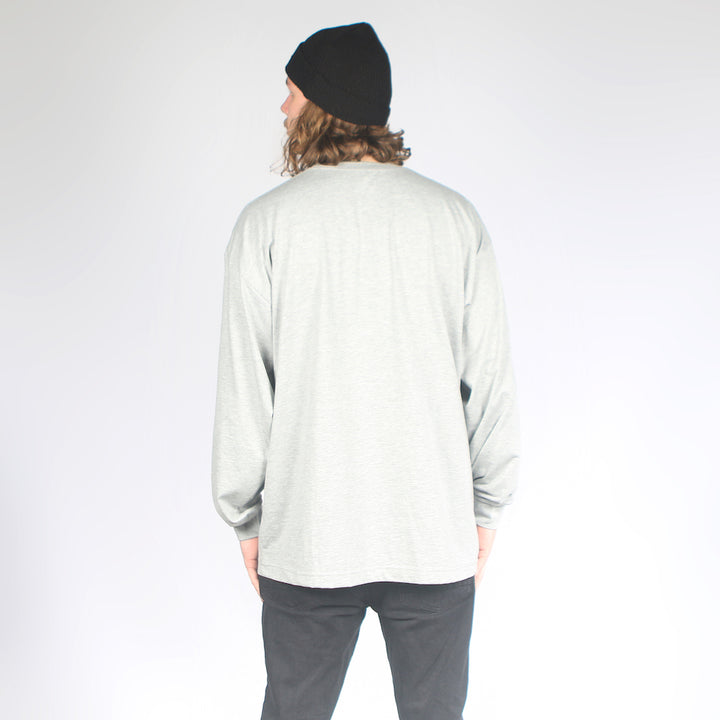 Skip Long Sleeve Tee Grey Marle