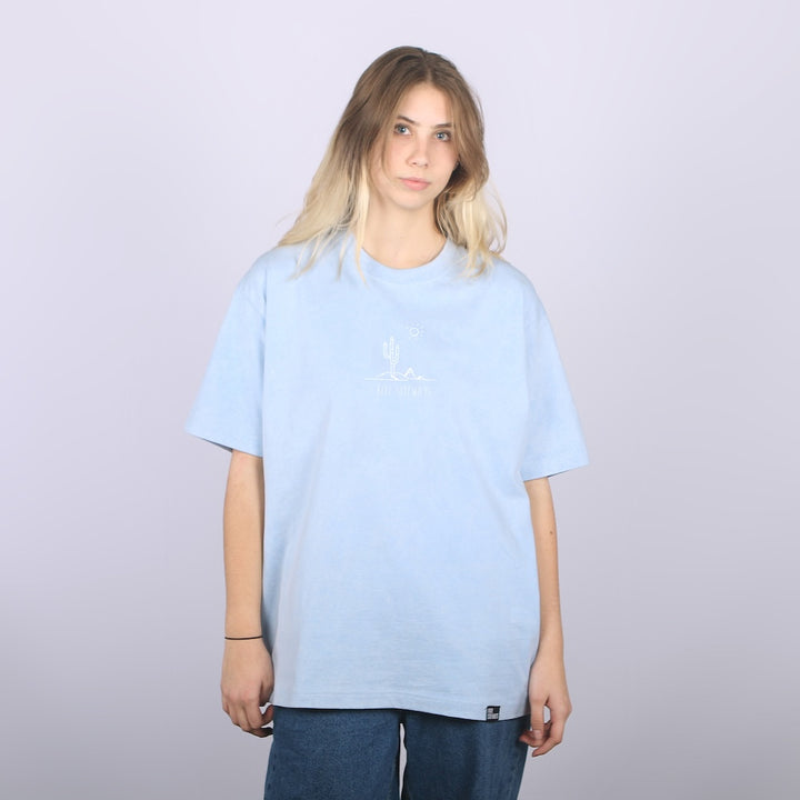 Clear Tee Blue Stonewash