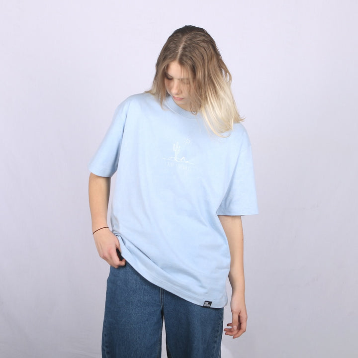 Clear Tee Blue Stonewash