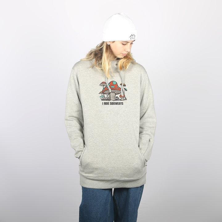 Shroom DWR Shred Fit Hoodie Grey Marle