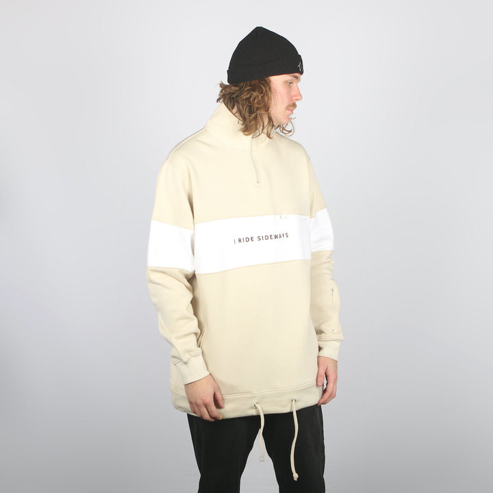 Mids DWR Shred Fit Hoodie Tan/White
