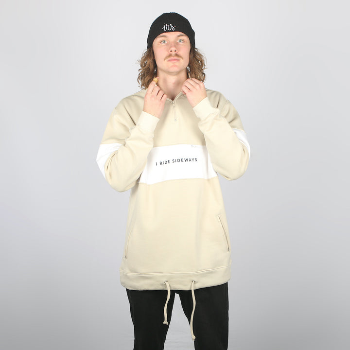 Mids DWR Shred Fit Hoodie Tan/White