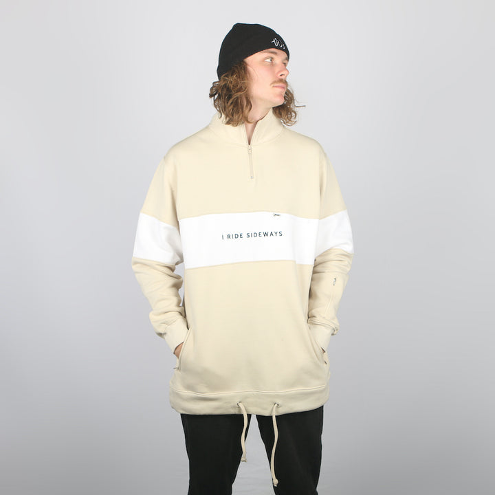 Mids DWR Shred Fit Hoodie Tan/White