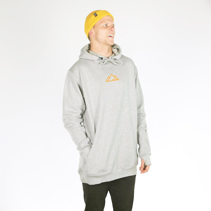 3 Peaks DWR Shred Fit Hoodie Grey Marle