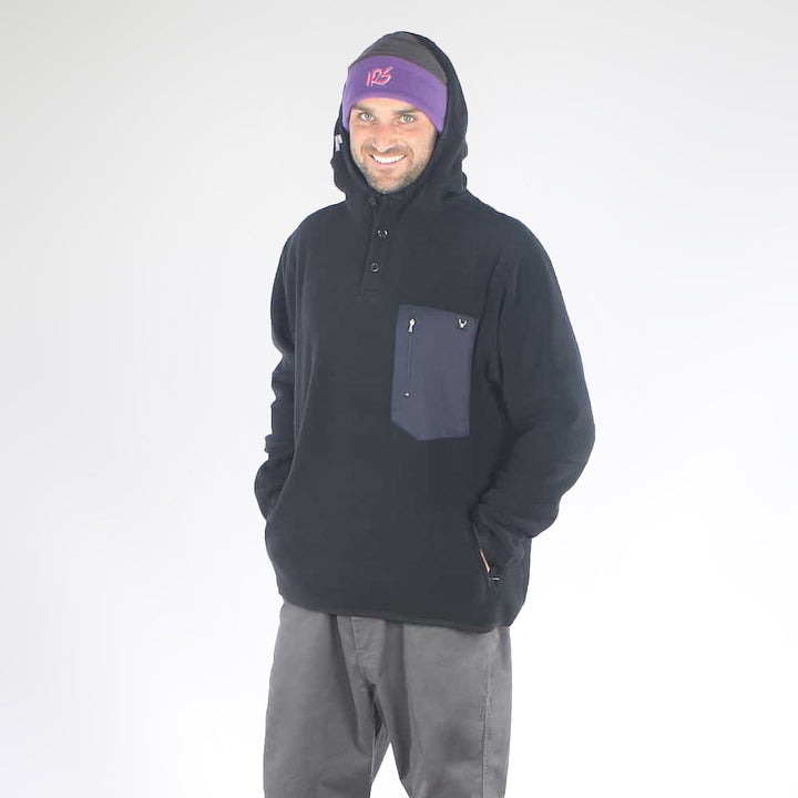 Freckman Fleece Black/Navy