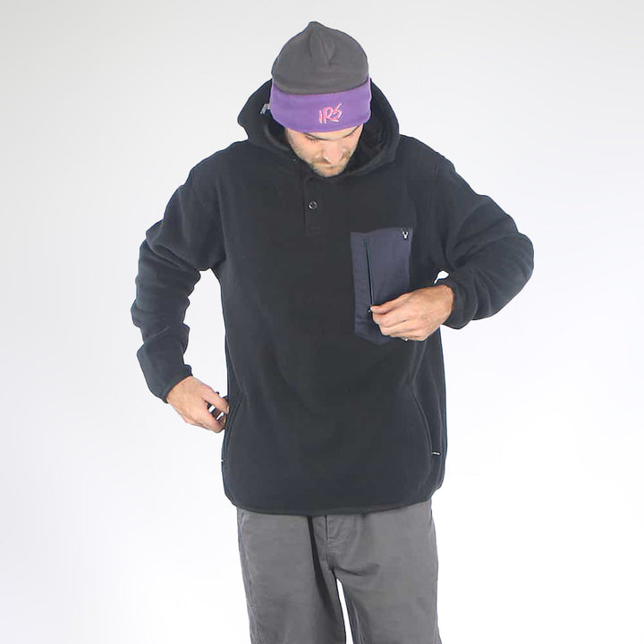 Freckman Fleece Black/Navy