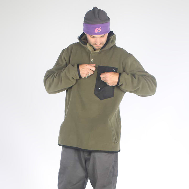 Freckman Fleece Olive/Black