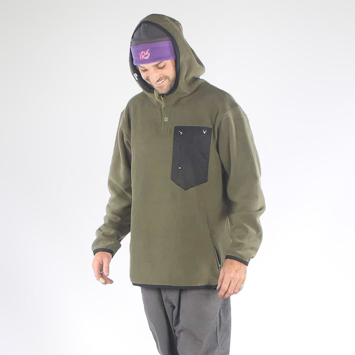 Freckman Fleece Olive/Black