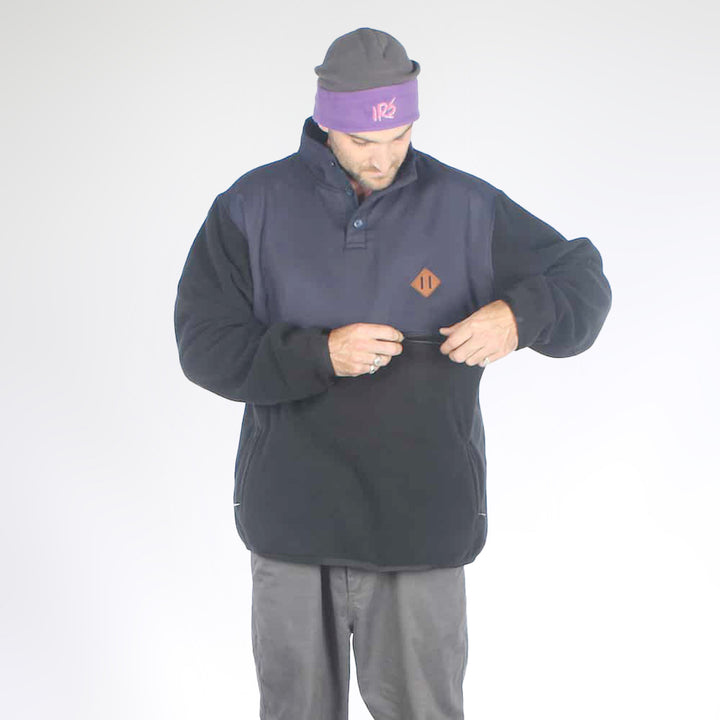 Remarks Fleece Black/Navy