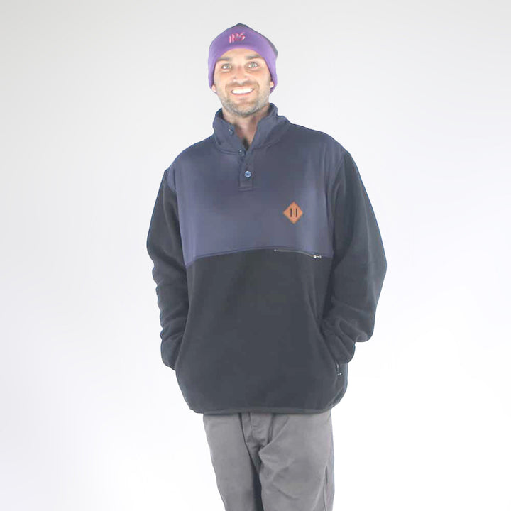 Remarks Fleece Black/Navy