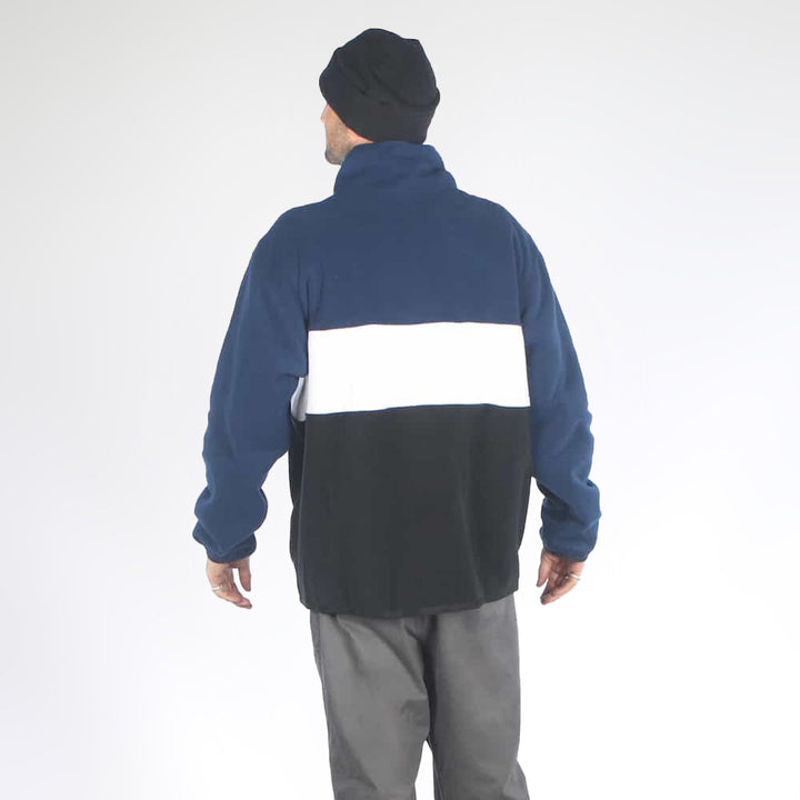 Centre Fleece Black/Navy/White