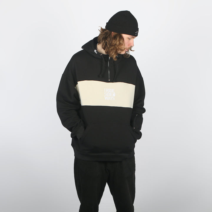 Antons DWR Oversized Hoodie Black/Tan
