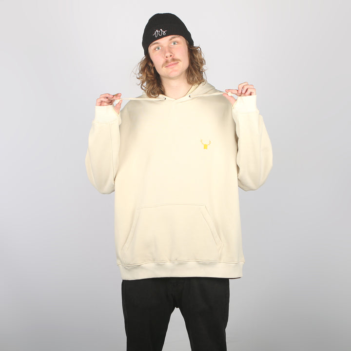 Buck Snr DWR Oversized Hoodie tan