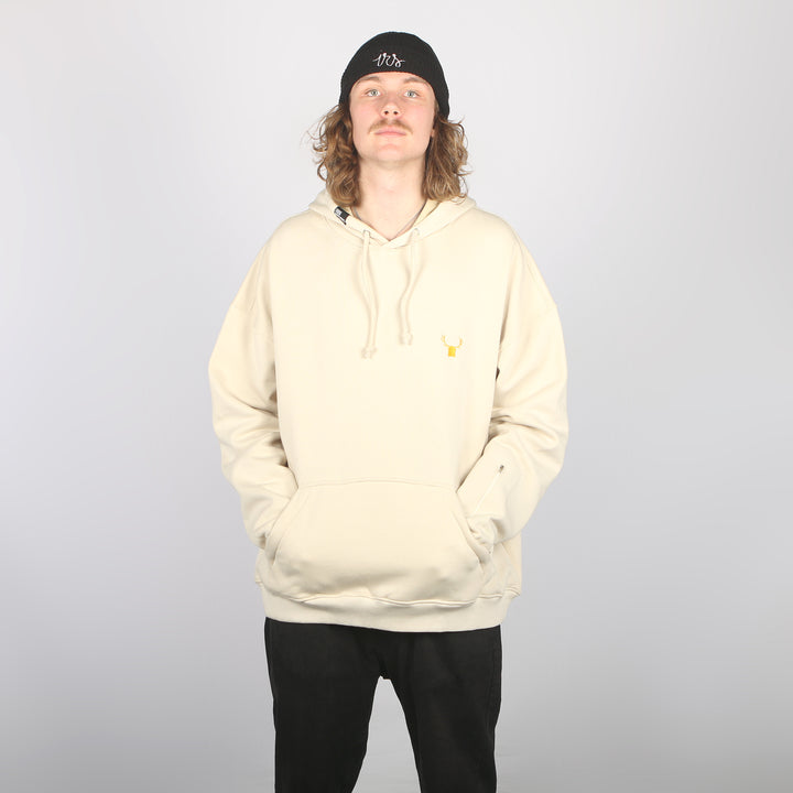 Buck Snr DWR Oversized Hoodie tan