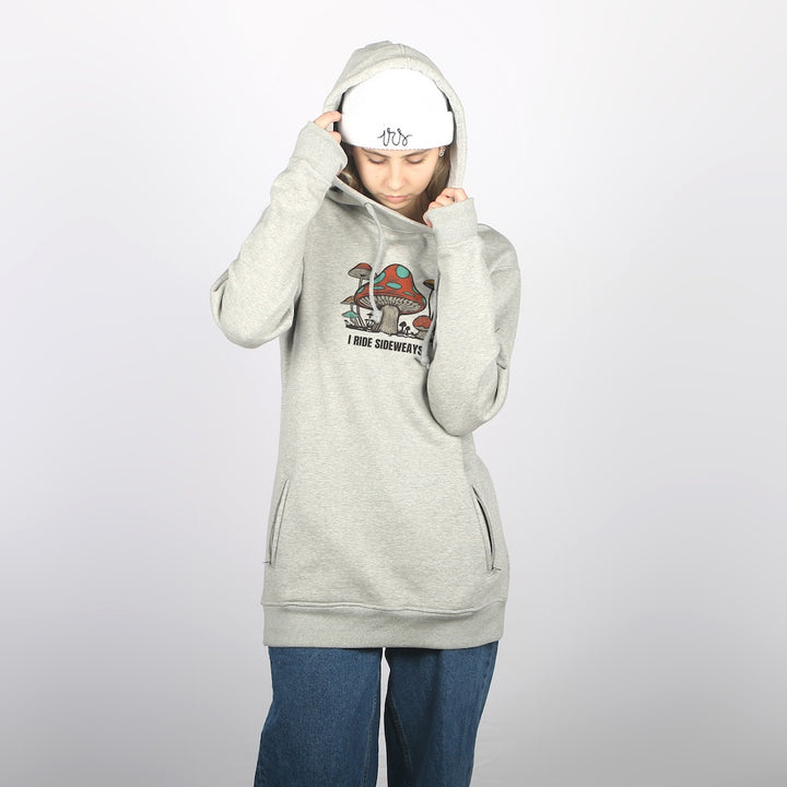 Shroom DWR Shred Fit Hoodie Grey Marle