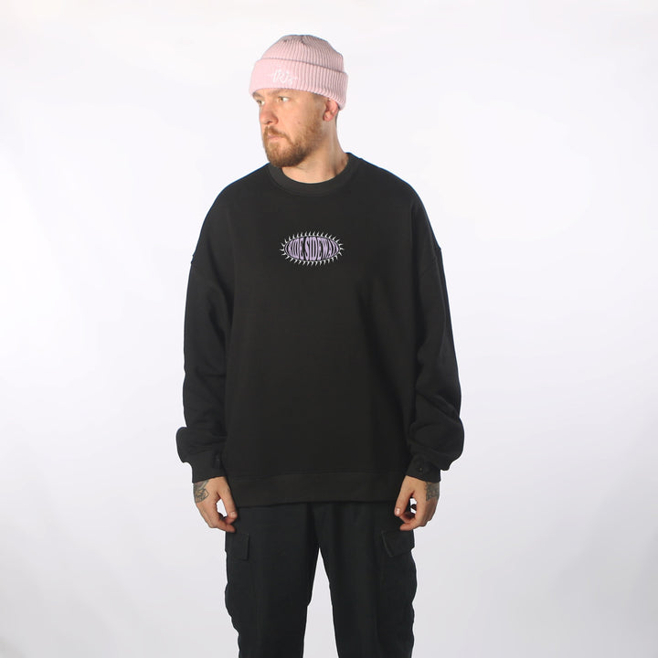 Warp DWR Oversized Crew Black