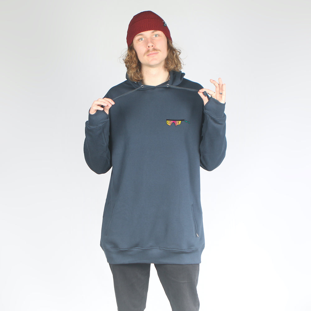 Smooth DWR Shred Fit Hoodie Navy
