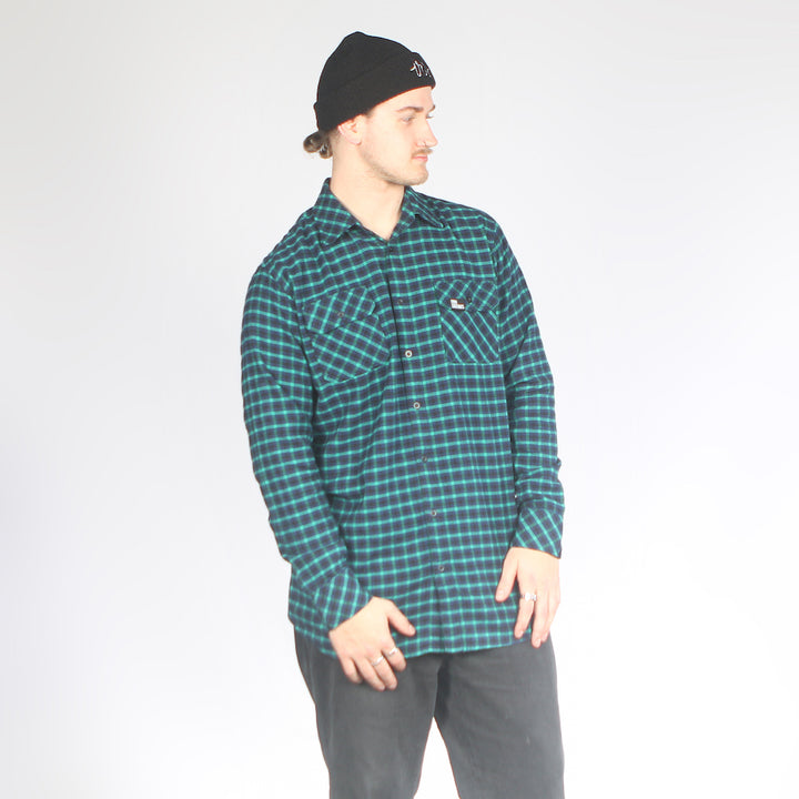 Country Flannel Shirt Green/Black