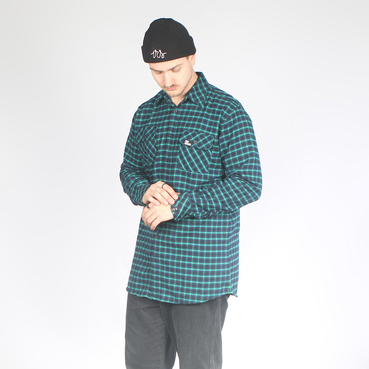 Country Flannel Shirt Green/Black