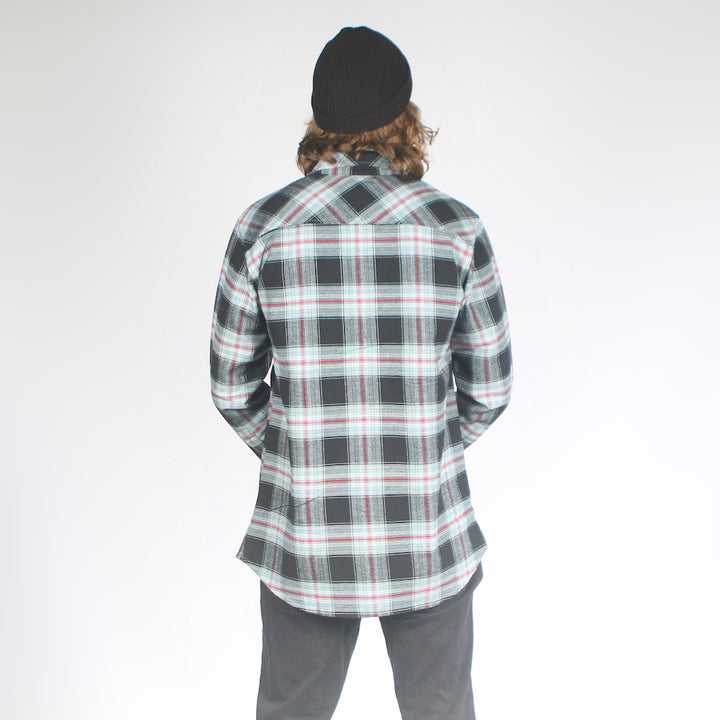 Country Flannel Shirt Black/Red/Grey