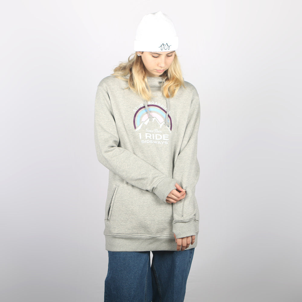 Indah DWR Shred Fit Hoodie Grey Marle