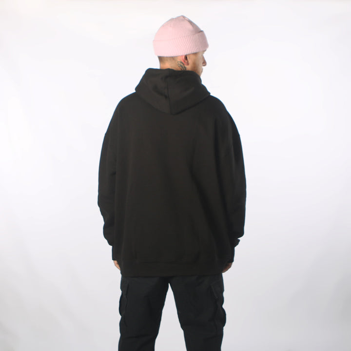 Blue Bird DWR Oversized Hoodie Black