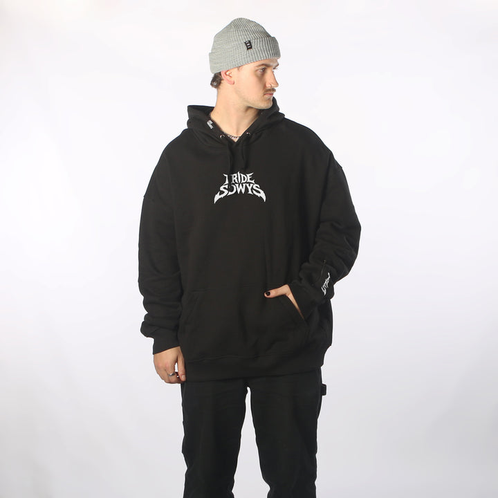 Smash DWR Oversized Hoodie Black