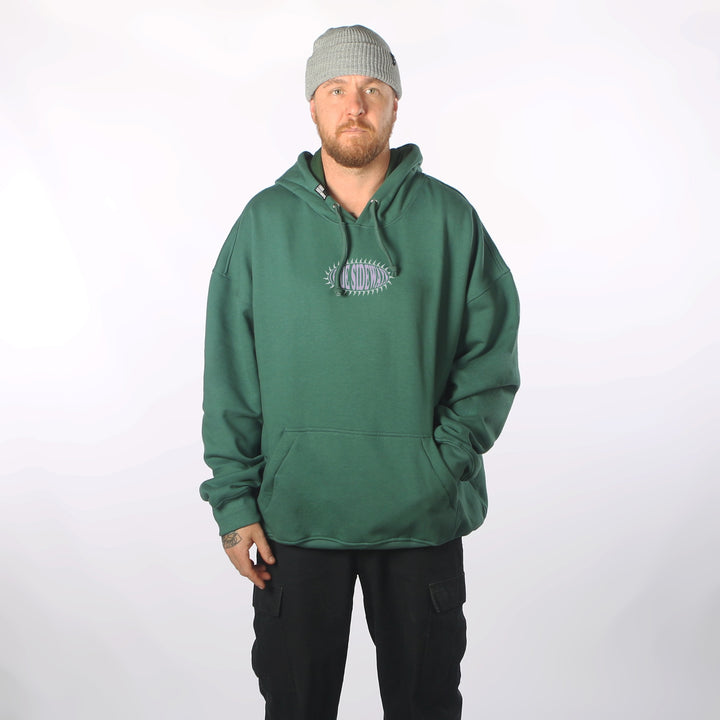 Blue Bird DWR Oversized Hoodie Teal