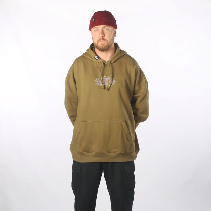 Blue Bird DWR Oversized Hoodie Olive