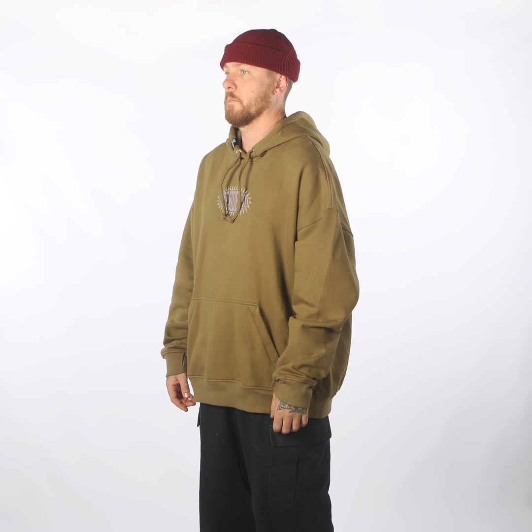 Blue Bird DWR Oversized Hoodie Olive