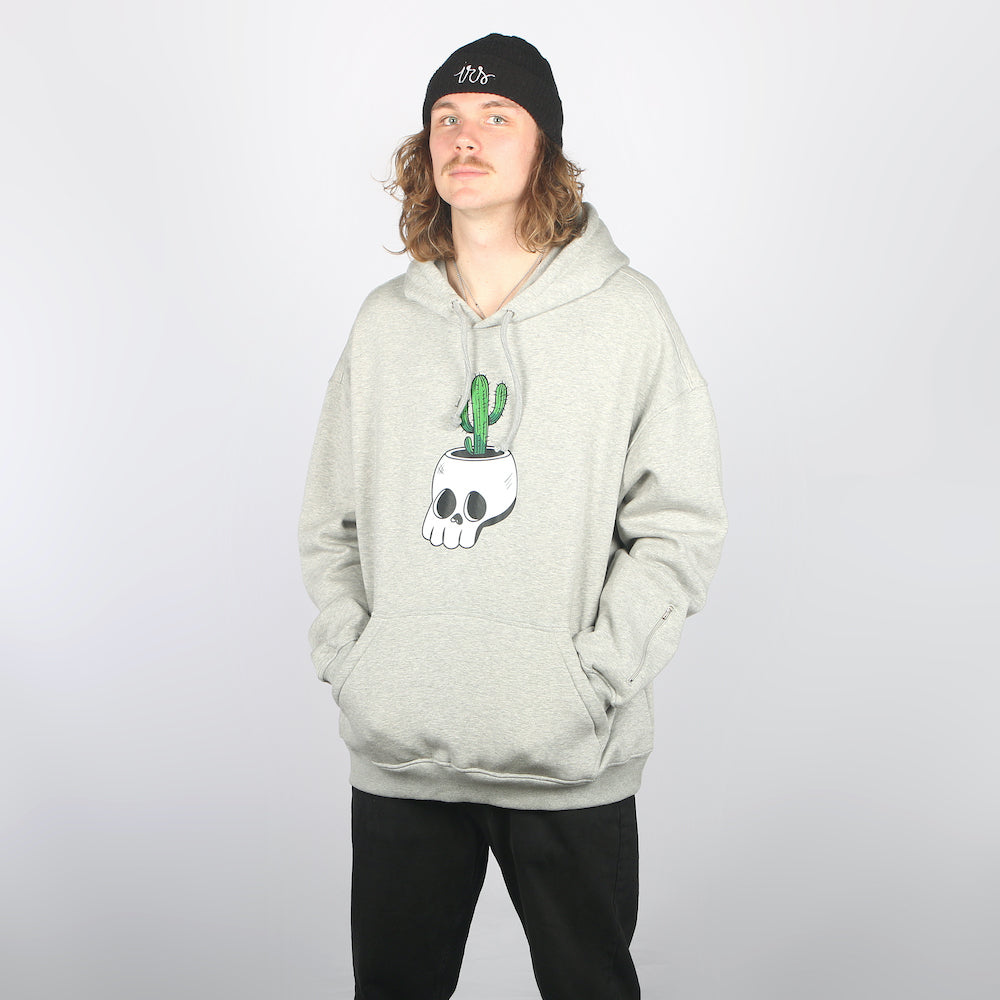 Cactus DWR Oversized Hoodie Grey Marle