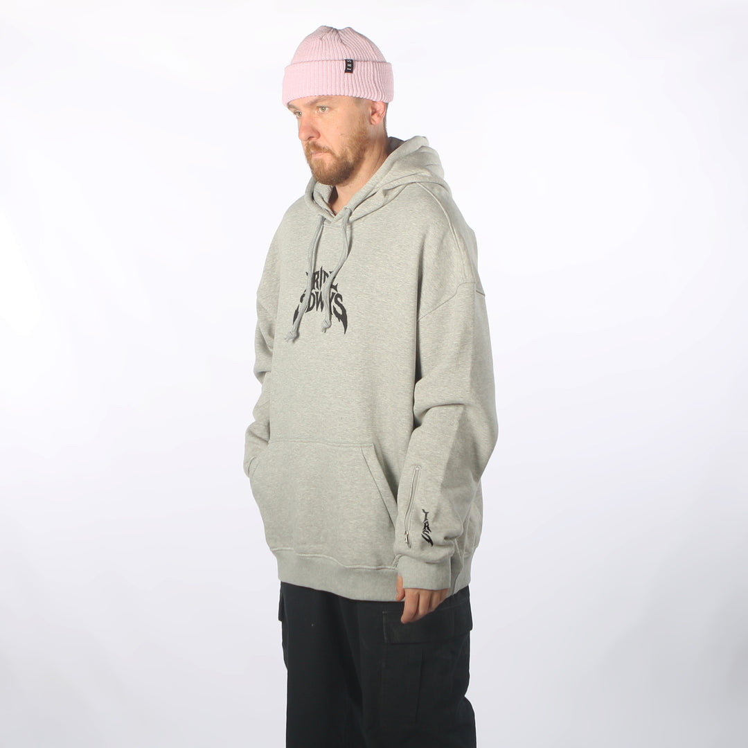 Smash DWR Oversized Hoodie Grey Marle