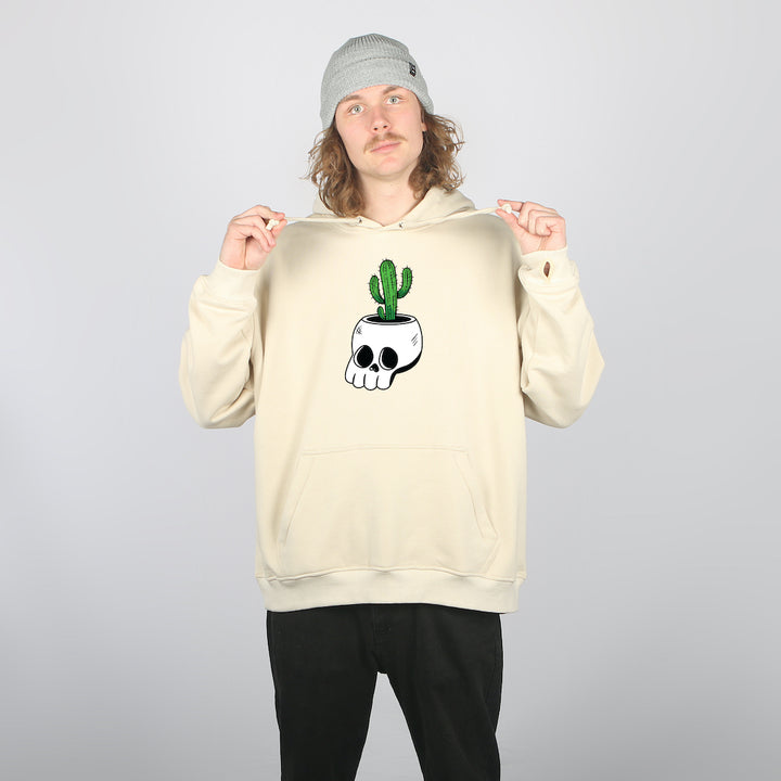 Cactus DWR Oversized Hoodie Tan